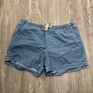 L.L. Bean Signature Shorts Light Denim Blue Size XS